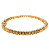 14K Yellow Gold 2.60CT Diamond Tennis Bracelet DBG-001 - WORLDSTARBLING