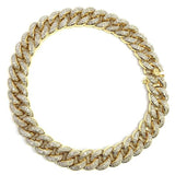 10K Yellow Gold 2.26CT Diamond Cuban Link Bracelet DBG-003 - WORLDSTARBLING