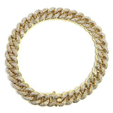 10K Yellow Gold 2.26CT Diamond Cuban Link Bracelet DBG-003 - WORLDSTARBLING