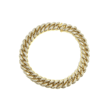 10K Yellow Gold 2.26CT Diamond Cuban Link Bracelet DBG-003 - WORLDSTARBLING