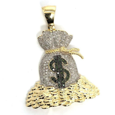 Pendentif en or jaune 10K Diamond Diamond DPG-012