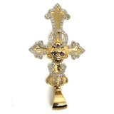 10K Yellow Gold 10MM 0.58 CT Diamond Pendant DPG-017 - WORLDSTARBLING