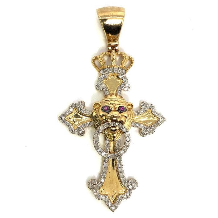 Pendentif diamant en or jaune 10K 10KM DPG-017