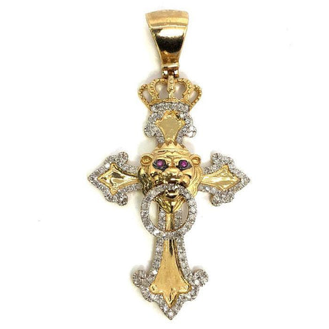 Pendentif diamant en or jaune 10K 10KM DPG-017