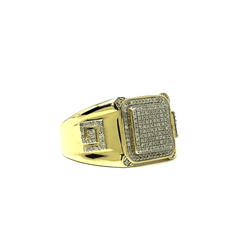 10K Yellow Gold 0.32CT Diamond Medusa Ring DRG-002 - WORLDSTARBLING