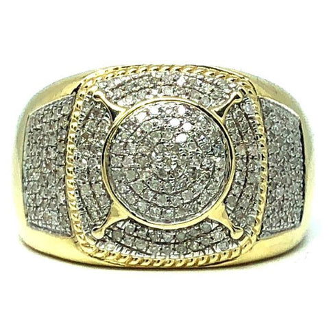 10K Yellow & White Gold 0.51CT Diamond Ring DRG-005 - WORLDSTARBLING
