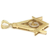 10K Yellow Gold Franc Mason Pendant FMP_001 - WORLDSTARBLING