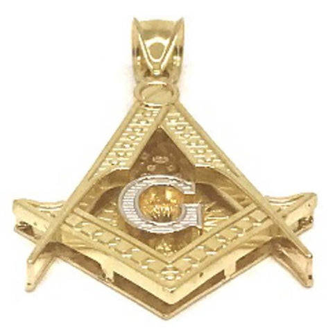 10K Yellow Gold Franc Mason Pendant FMP_001 - WORLDSTARBLING