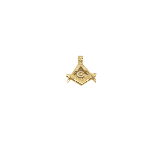10K Yellow Gold Franc Mason Pendant FMP_001 - WORLDSTARBLING