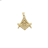 10K Yellow Gold Franc Mason Pendant FMP_002 - WORLDSTARBLING