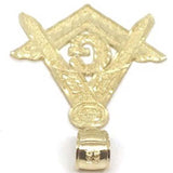 10K Yellow Gold Franc Mason Pendant FMP_003 - WORLDSTARBLING