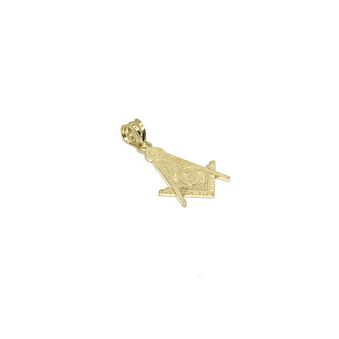10K Yellow Gold Franc Mason Pendant FMP_005 - WORLDSTARBLING