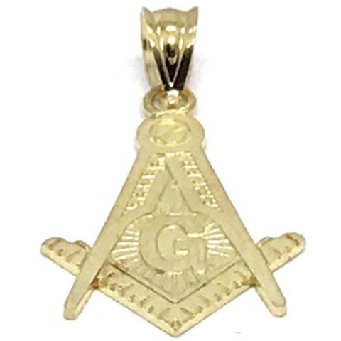 10K Yellow Gold Franc Mason Pendant FMP_005 - WORLDSTARBLING