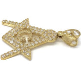 10K Yellow Gold Franc Mason Pendant FMP_012 - WORLDSTARBLING