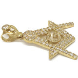 10K Yellow Gold Franc Mason Pendant FMP_012 - WORLDSTARBLING