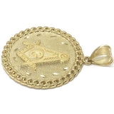10K Yellow Gold Franc Mason Pendant FMP_013 - WORLDSTARBLING