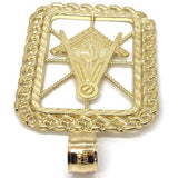 10K Yellow Gold Franc Mason Pendant FMP_014 - WORLDSTARBLING
