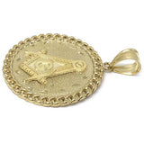 10K Yellow Gold Franc Mason Pendant FMP_017 - WORLDSTARBLING