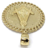 10K Yellow Gold Franc Mason Pendant FMP_017 - WORLDSTARBLING