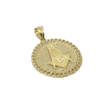 10K Yellow Gold Franc Mason Pendant FMP_017 - WORLDSTARBLING