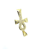 10K Yellow Gold Ankh Cross Pendant GAP-007 - WORLDSTARBLING