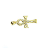 10K Yellow Gold Ankh Cross Pendant GAP-007 - WORLDSTARBLING