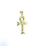 Diamond Cut Ankh Cross Men Pendant 10K S GAP-013 - WORLDSTARBLING