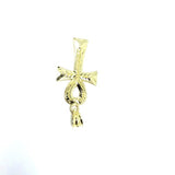 Diamond Cut Ankh Cross Men Pendant 10K S GAP-013 - WORLDSTARBLING