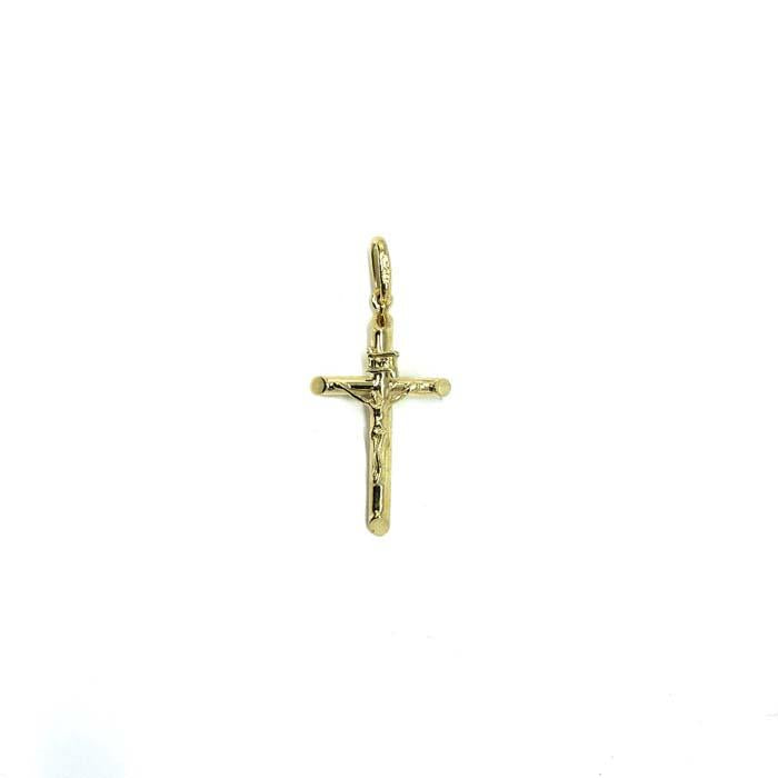 10K Yellow Gold Cross Pendant XS GCP-049 - WORLDSTARBLING