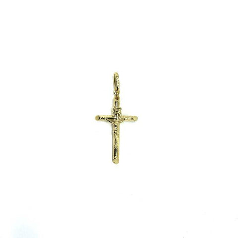 10K Yellow Gold Cross Pendant XS GCP-049 - WORLDSTARBLING