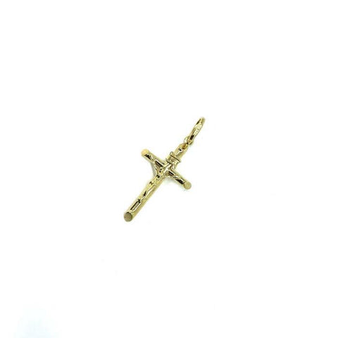 10K Yellow Gold Cross Pendant XS GCP-049 - WORLDSTARBLING