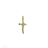 10K Yellow Gold Cross Pendant XS GCP-049 - WORLDSTARBLING