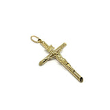 10K Yellow Gold Cross Men's Pendant XL GCP-050 - WORLDSTARBLING