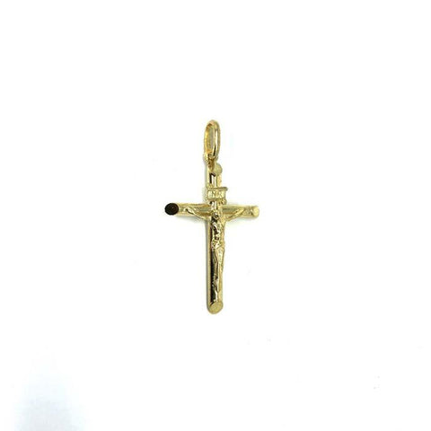 10K Yellow Gold Cross Pendant S GCP-051 - WORLDSTARBLING