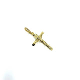 10K Yellow Gold Cross Pendant S GCP-051 - WORLDSTARBLING