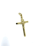 10 Karat Gold Cross Pendant M GCP-052 - WORLDSTARBLING