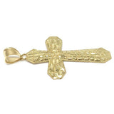 10K Yellow Gold Cross Pendant GCP_001 - WORLDSTARBLING