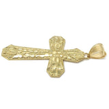 10K Yellow Gold Cross Pendant GCP_001 - WORLDSTARBLING