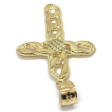 10K Yellow Gold Cross Pendant GCP_004 - WORLDSTARBLING