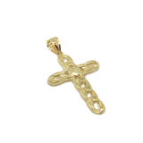 10K Yellow Gold Cross Pendant GCP_004 - WORLDSTARBLING
