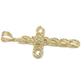 10K Yellow Gold Cross Pendant GCP_005 - WORLDSTARBLING