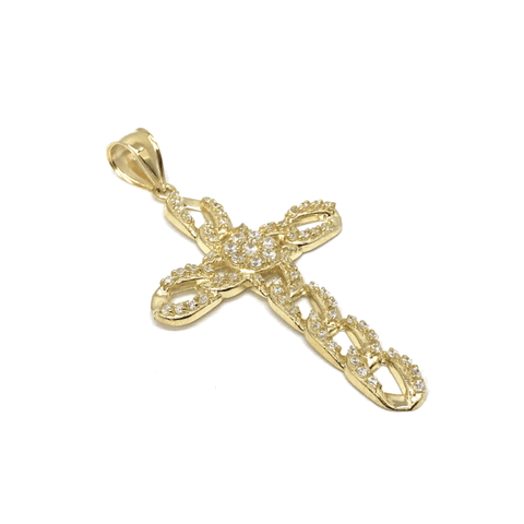 10K Yellow Gold Cross Pendant GCP_005 - WORLDSTARBLING