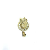 10K Yellow Gold Head Of Jesus Round Men's Pendant S GJP-016 - WORLDSTARBLING