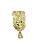 Jesus Round Head Men Pendant Yellow Gold 10K L GJP-022 - WORLDSTARBLING