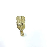 10K Yellow Gold Jesus Round Head Pendant S GJP-023 - WORLDSTARBLING