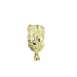 10 Karat Yellow Gold Men's Pendant Jesus Round Head L GJP-024 - WORLDSTARBLING
