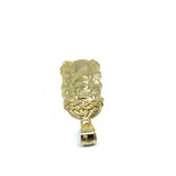 10K Yellow Gold Jesus Round Head Men's Pendant M GJP-025 - WORLDSTARBLING