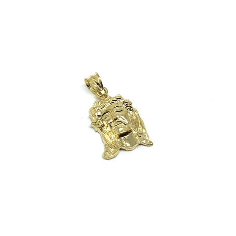 Men's pendant Jesus gold head 10 Karat S GJP-029 - WORLDSTARBLING