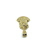 10K Yellow Gold Jesus Face Men's Pendant M GJP-030 - WORLDSTARBLING
