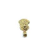 10K Yellow Gold Head of Jesus Man Pendant GJP-031 - WORLDSTARBLING